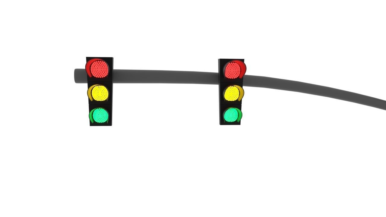Traffic Light 3D model_5