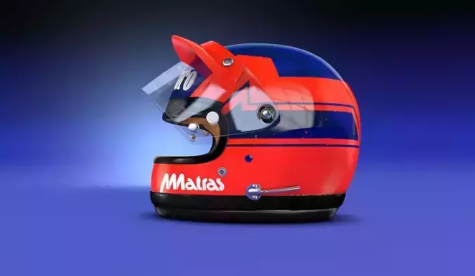 GILLES VILLENEUVE Long Beach GP Helmet 1978