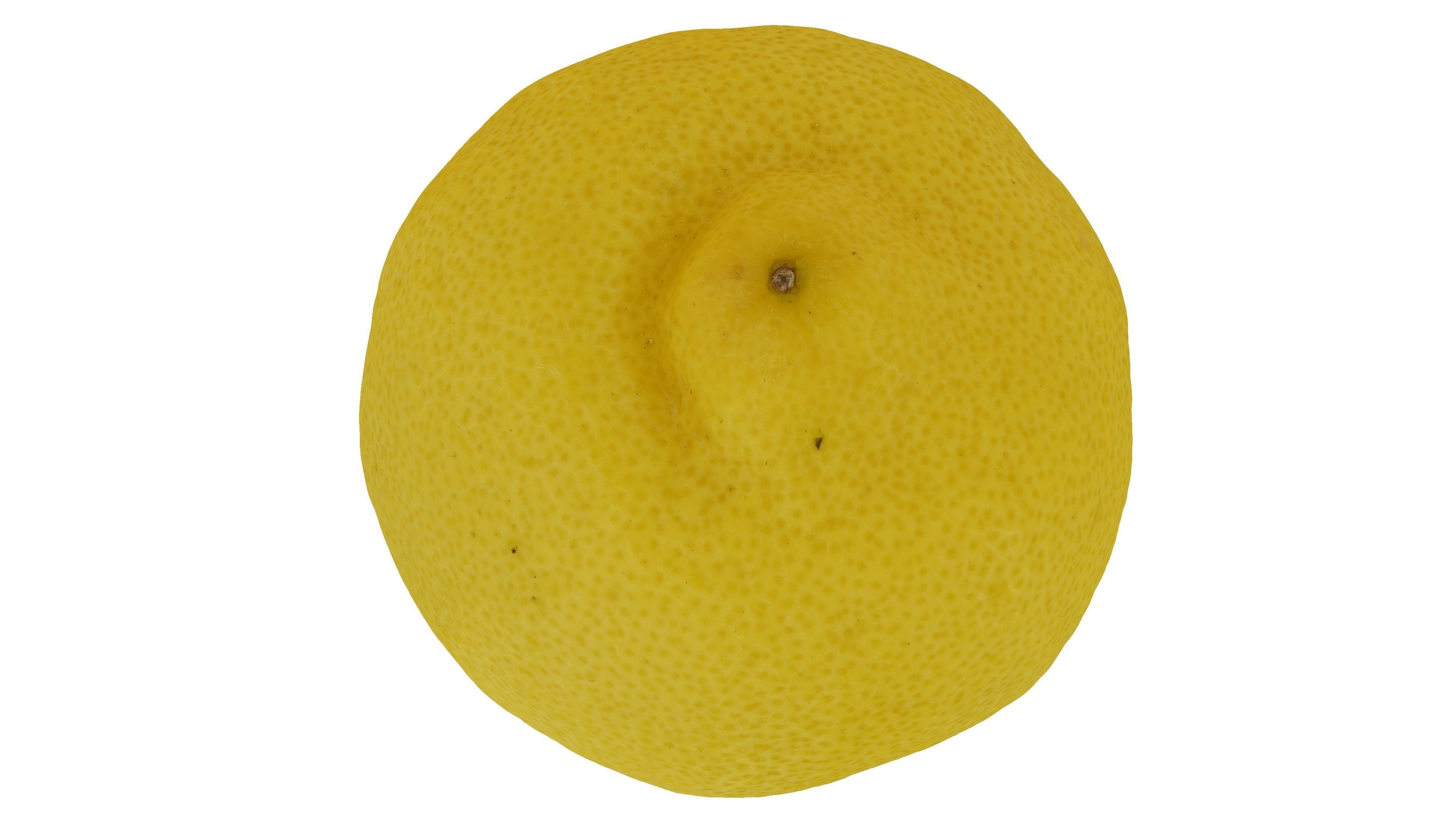 Realistic - Lemon Low-poly 3D model_7