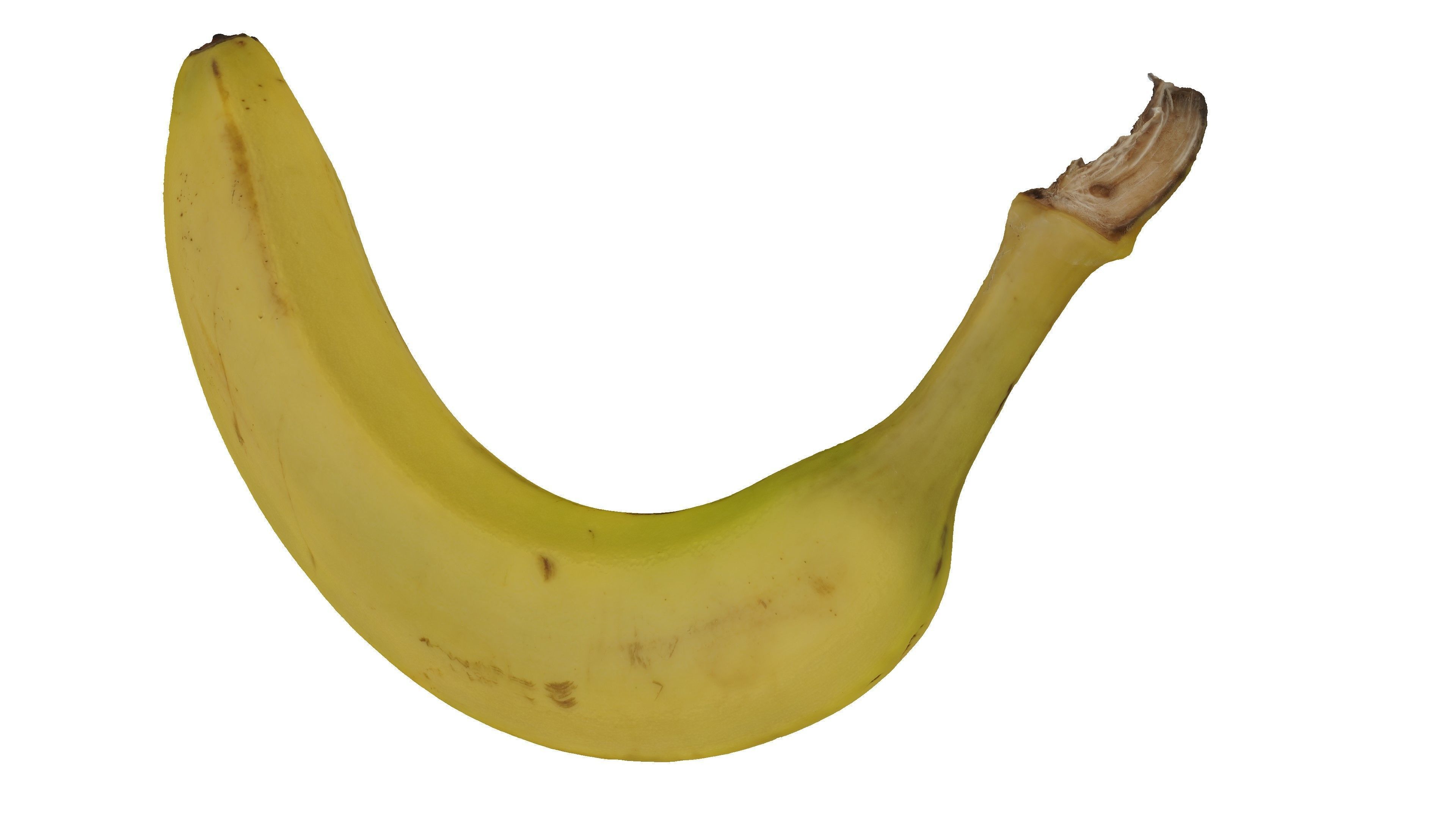 Realistic - Banana Low-poly 3D model_3