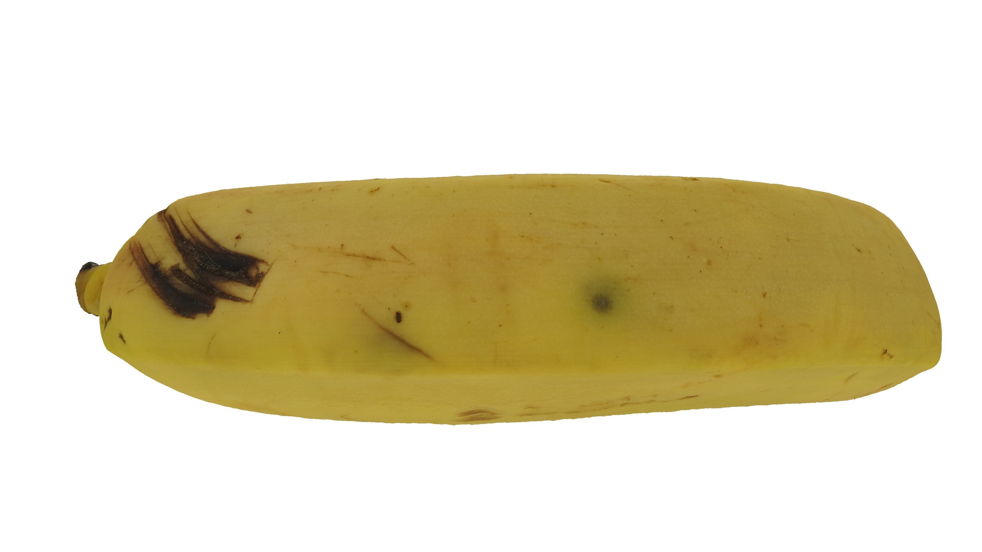 Realistic - Banana Low-poly 3D model_6