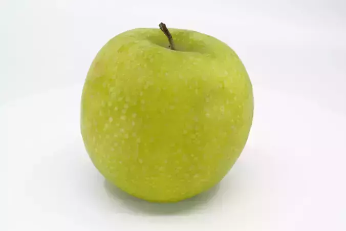 Realistic - Green Apple Low-poly 3D model