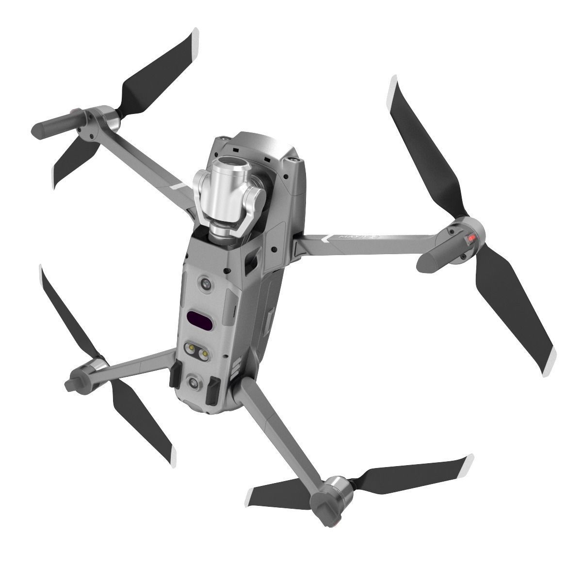 Mavic 2 Pro and Mavic 2 Zoom 3D model_14