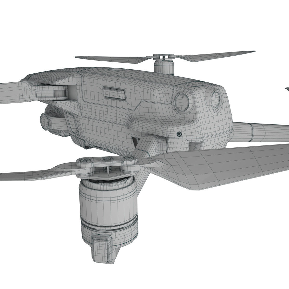 Mavic 2 Pro and Mavic 2 Zoom 3D model_33