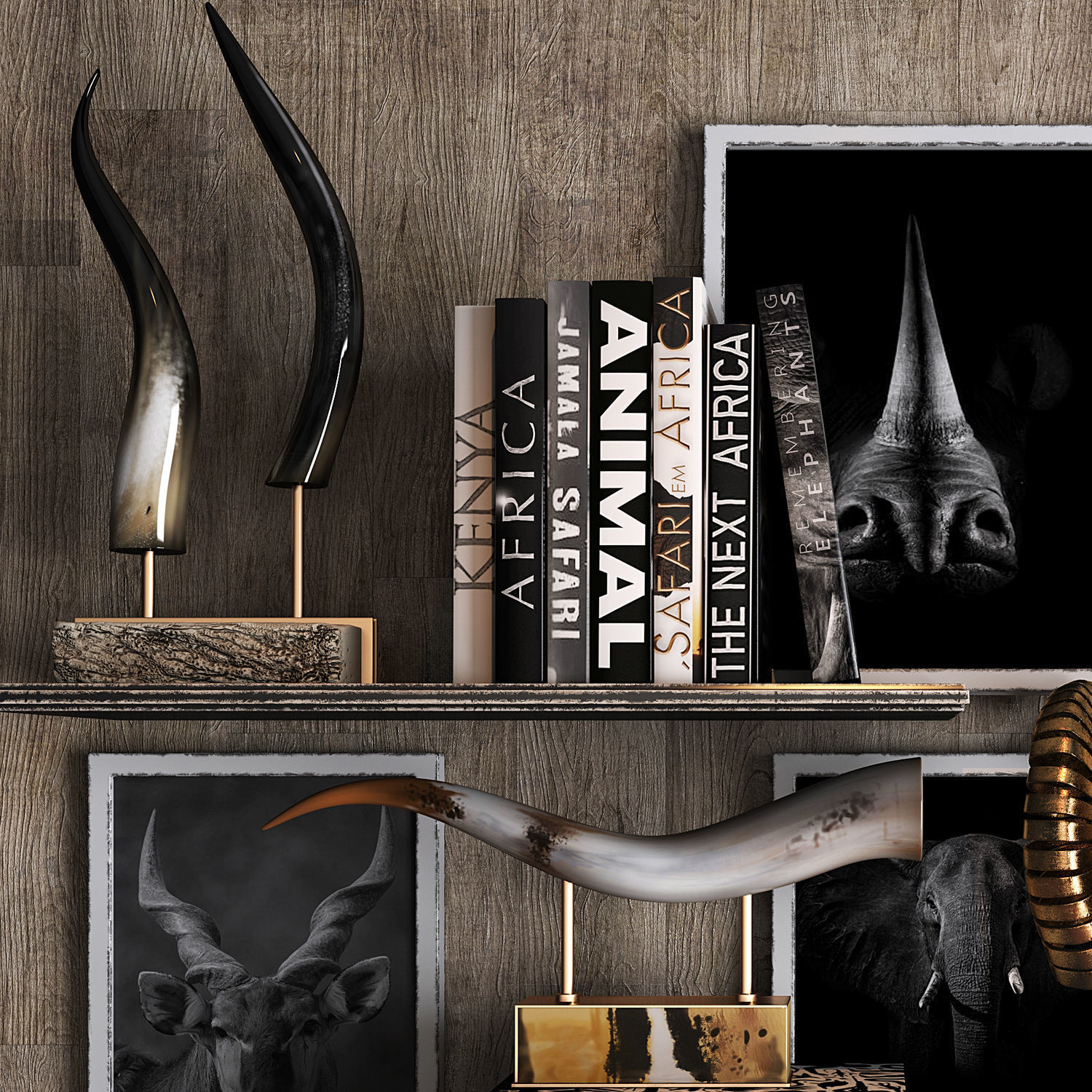 Decor set 26 3D model_4