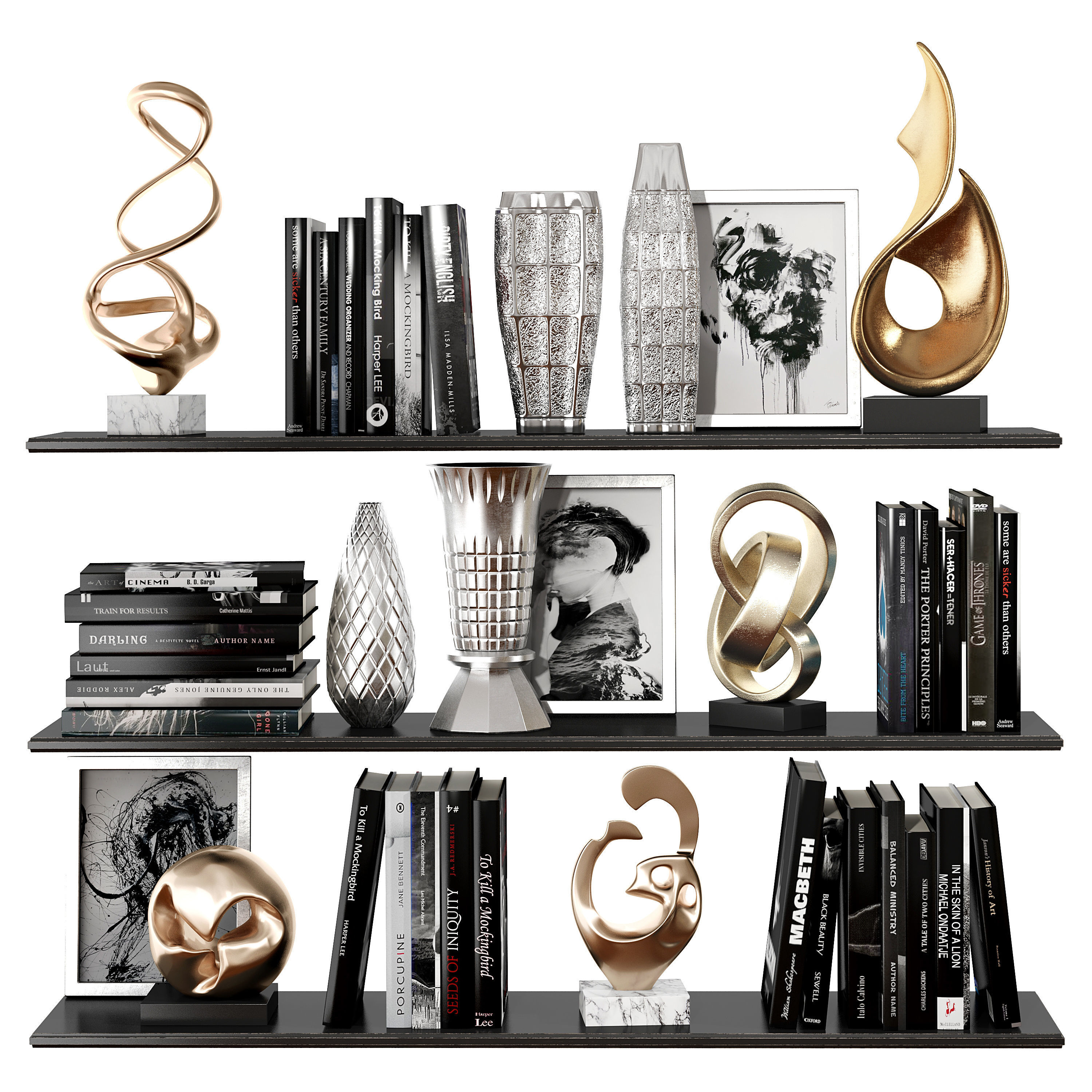 Decor set 29 3D model_1