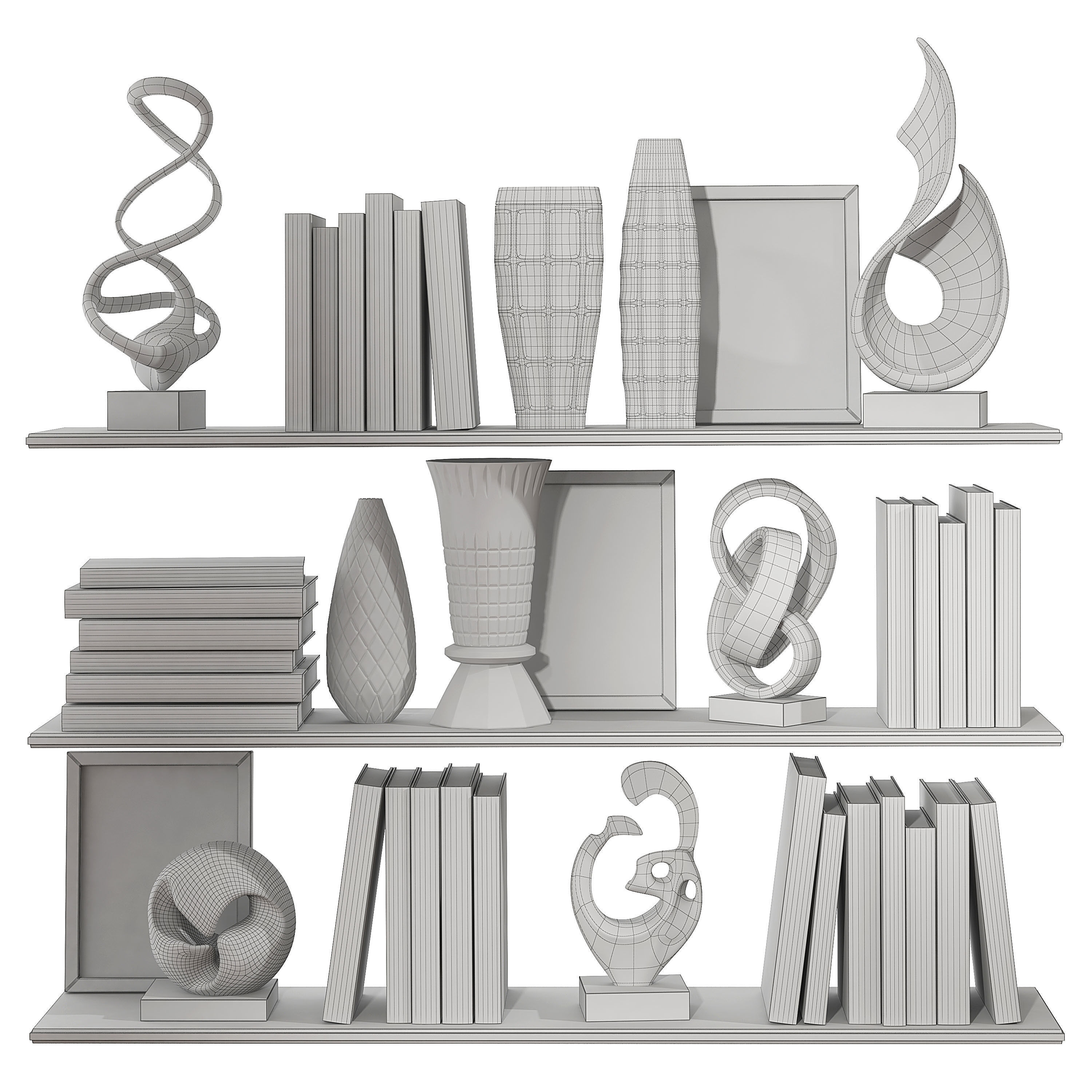 Decor set 29 3D model_5