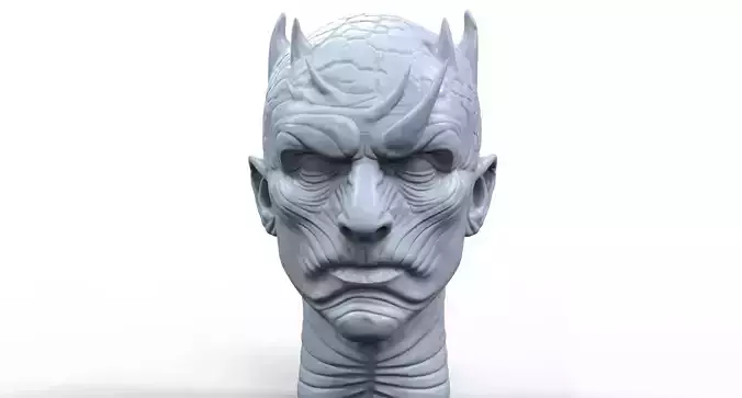 Night King 3D printable portrait sculpture