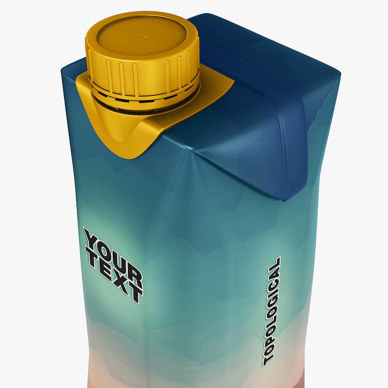 Juice Box 3D model_2