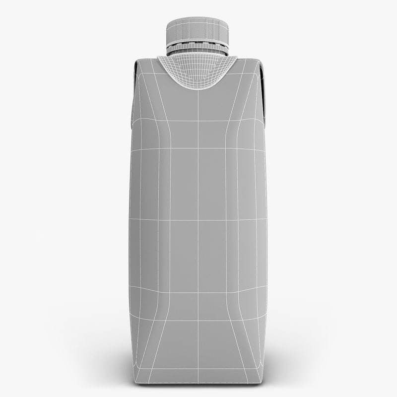 Juice Box 3D model_6