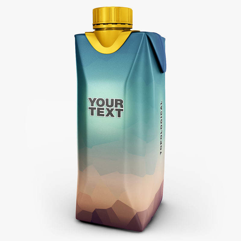 Juice Box 3D model_1