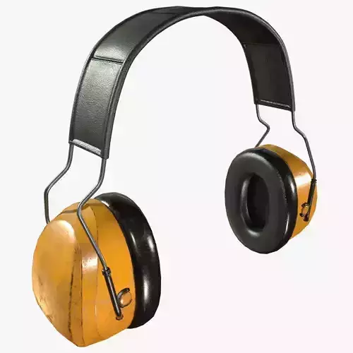 earmuffs earphone with wooden shell