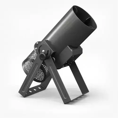 confetti cannon 3D model