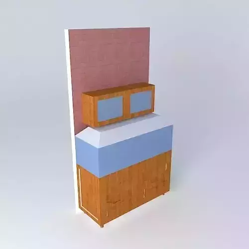 Aquarium kitchen cabinet