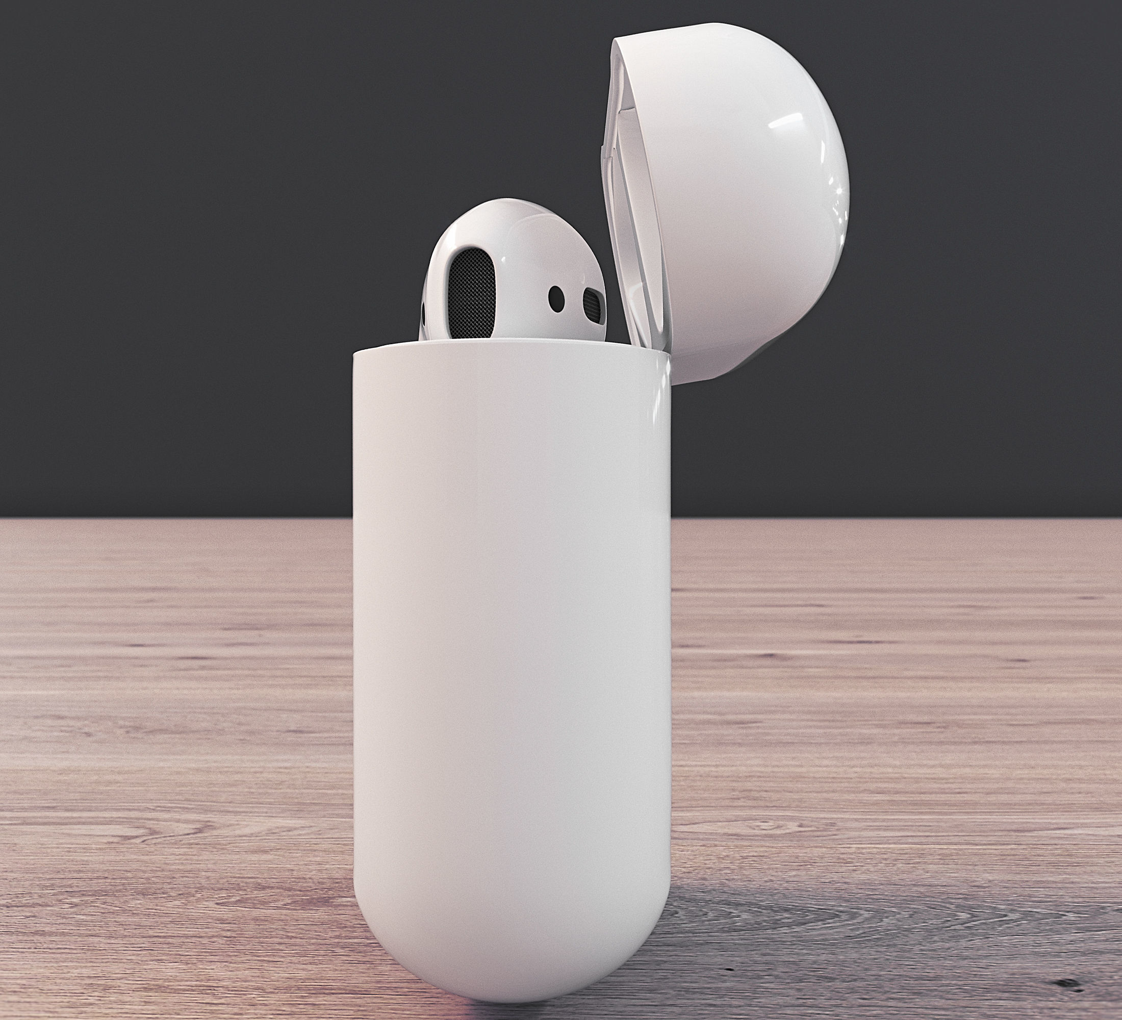 Apple Airpods 2 3D model_21