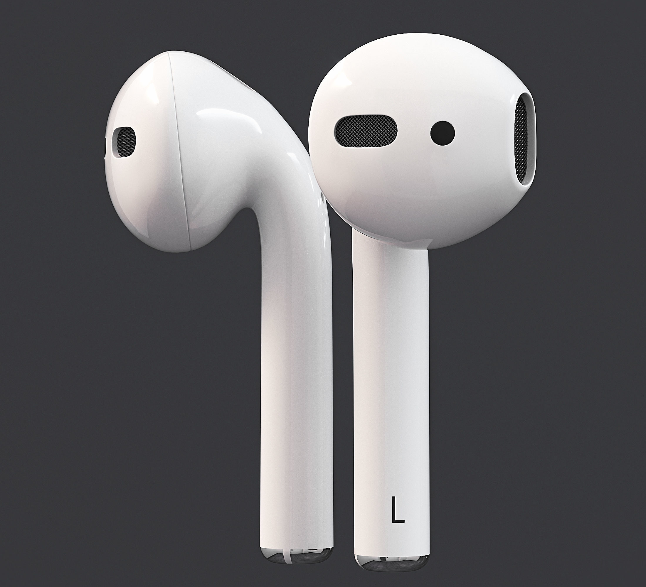 Apple Airpods 2 3D model_14