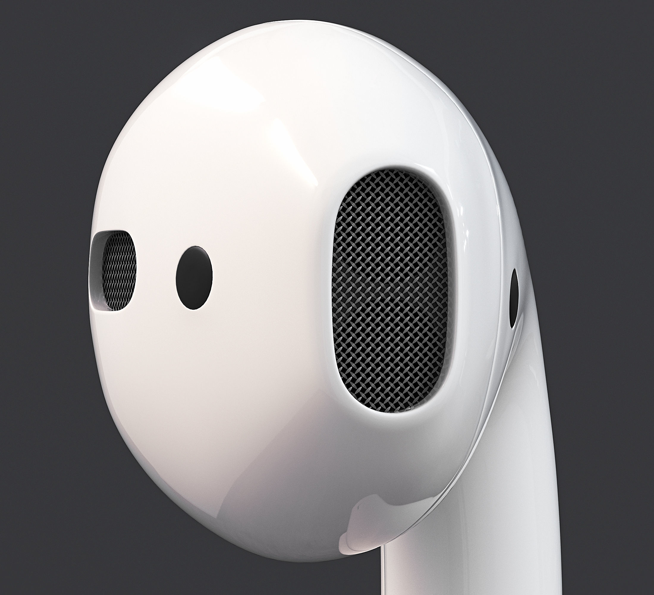 Apple Airpods 2 3D model_16
