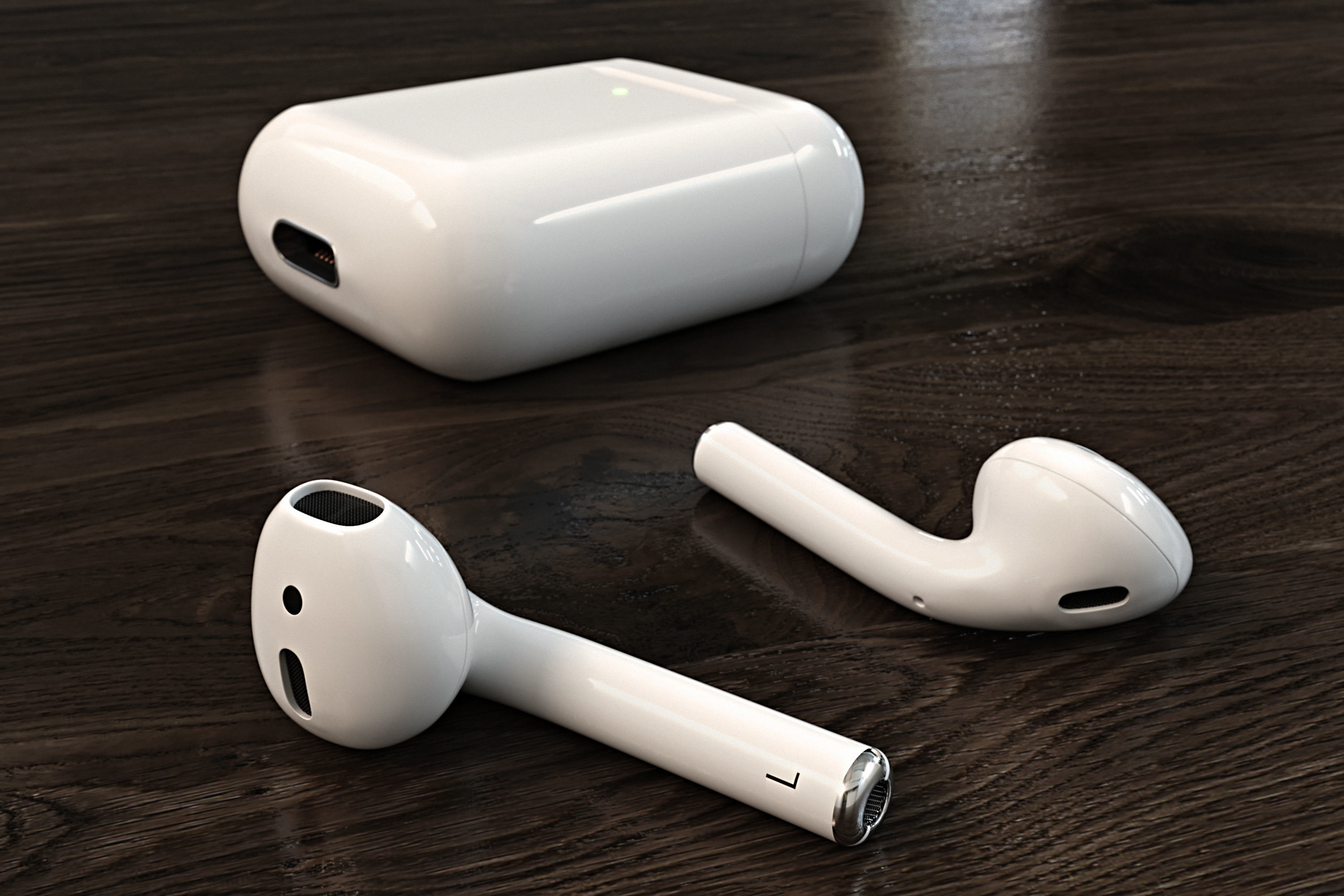 Apple Airpods 2 3D model_7