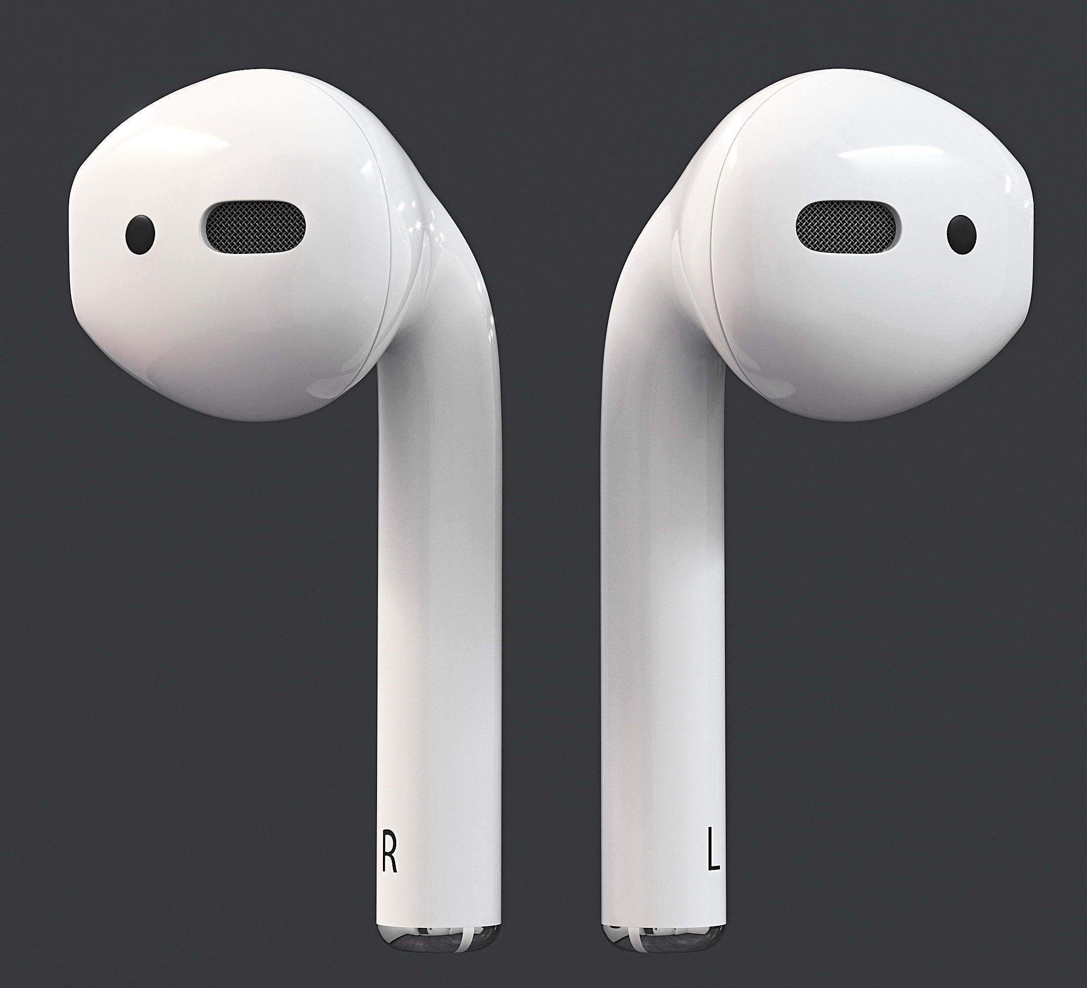 Apple Airpods 2 3D model_13