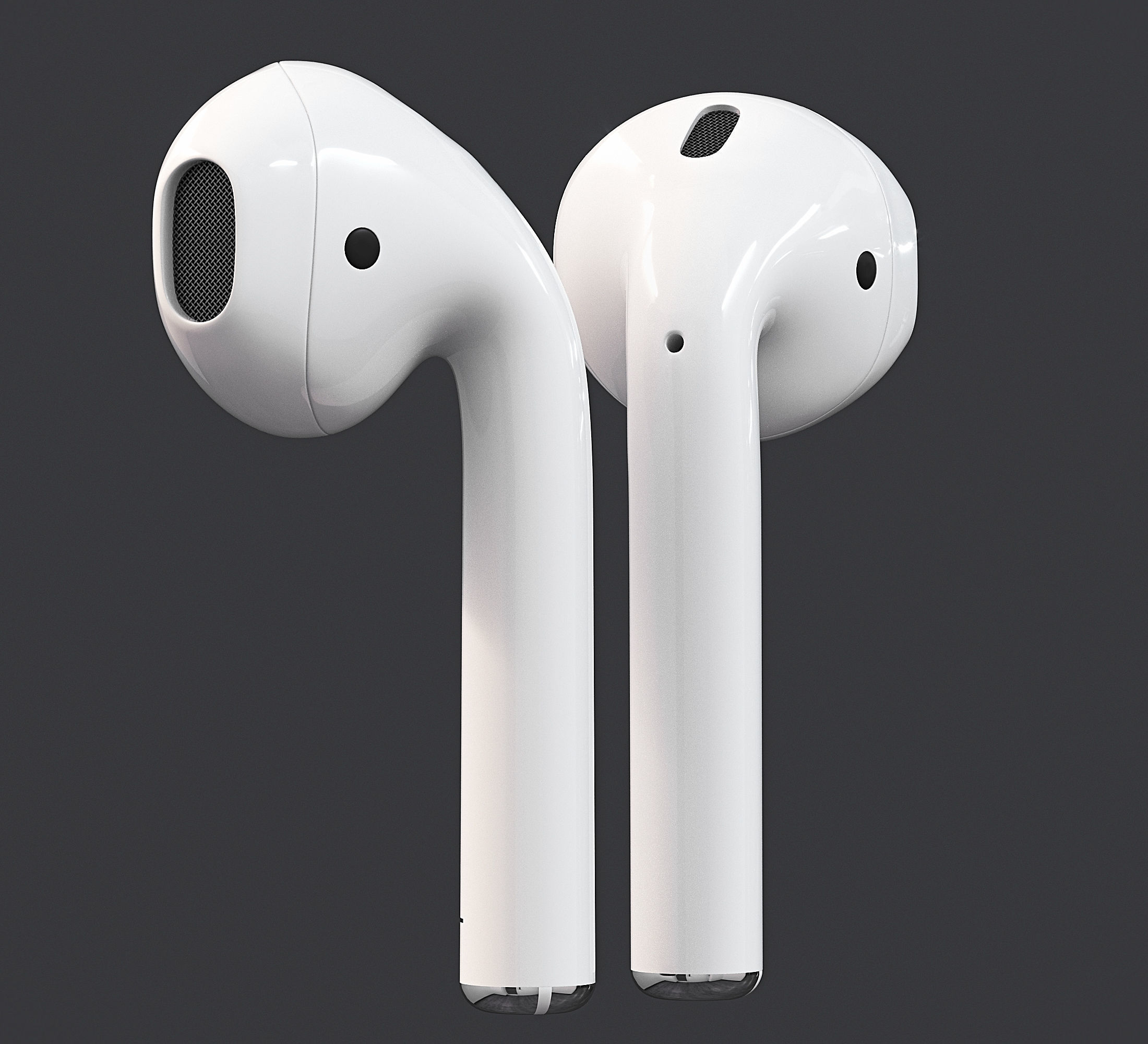 Apple Airpods 2 3D model_17