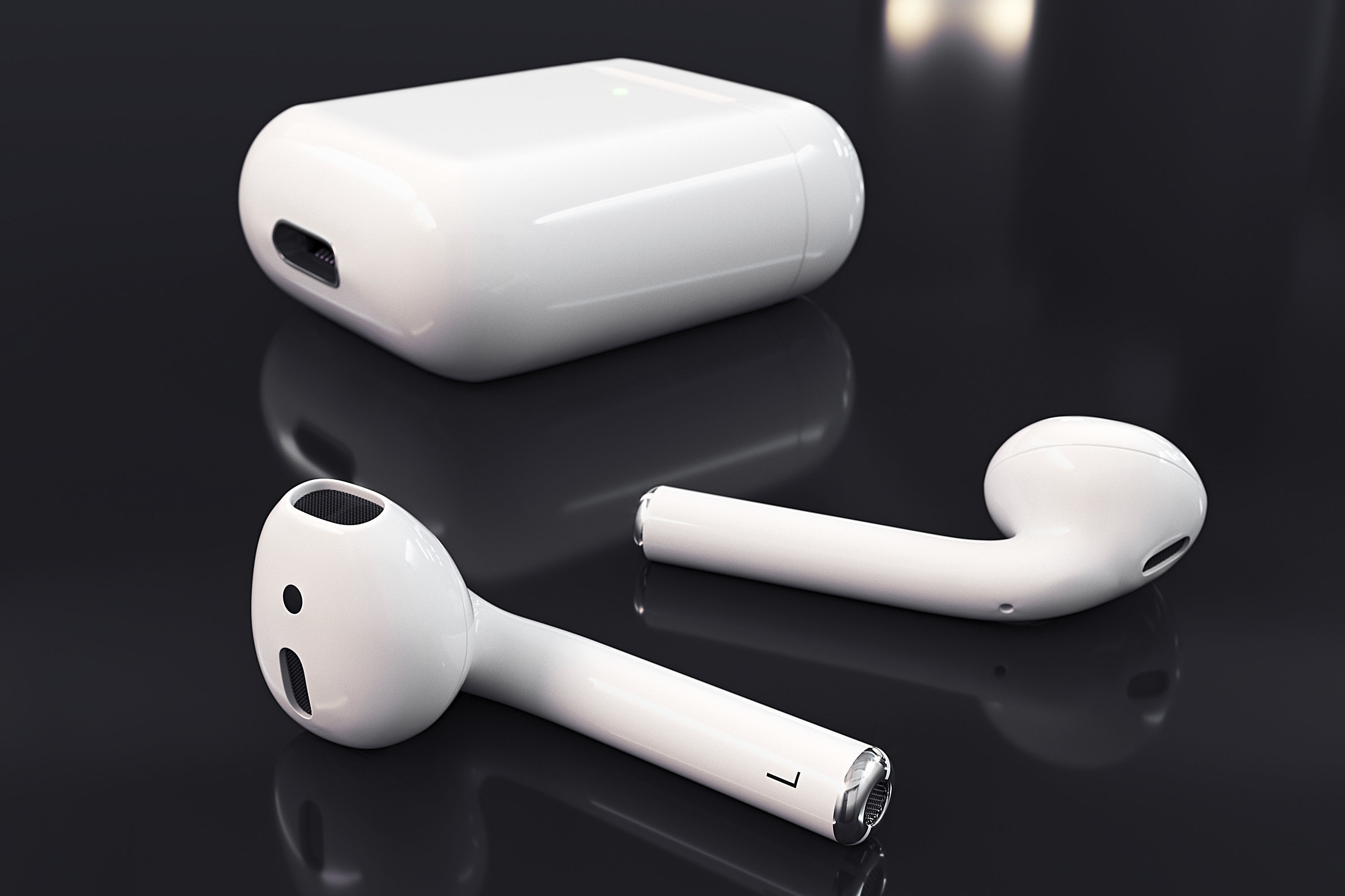 Apple Airpods 2 3D model_6