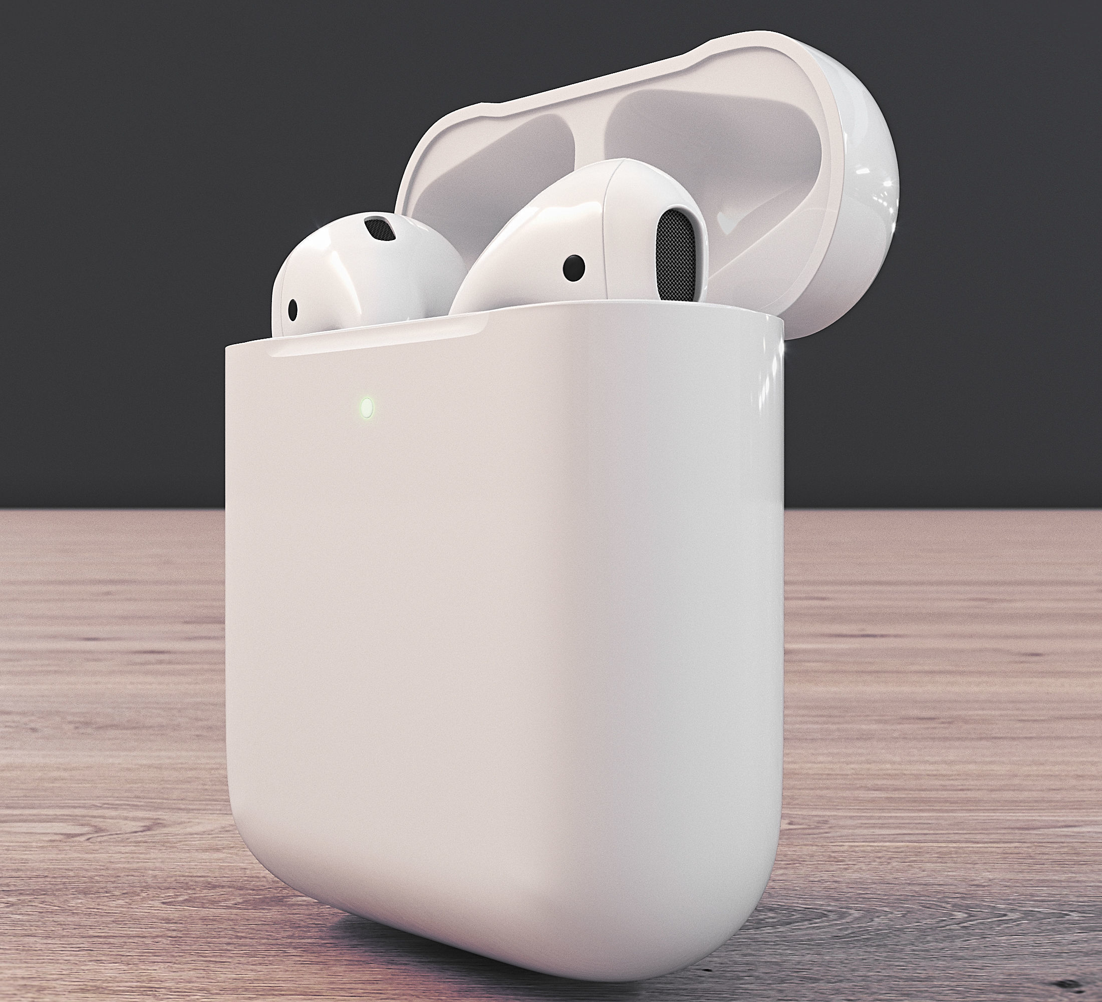 Apple Airpods 2 3D model_3