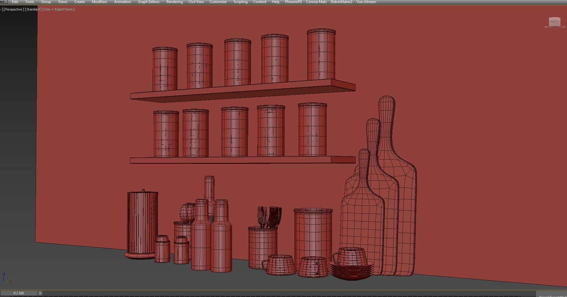 kitchen decor set 02 3D model_4