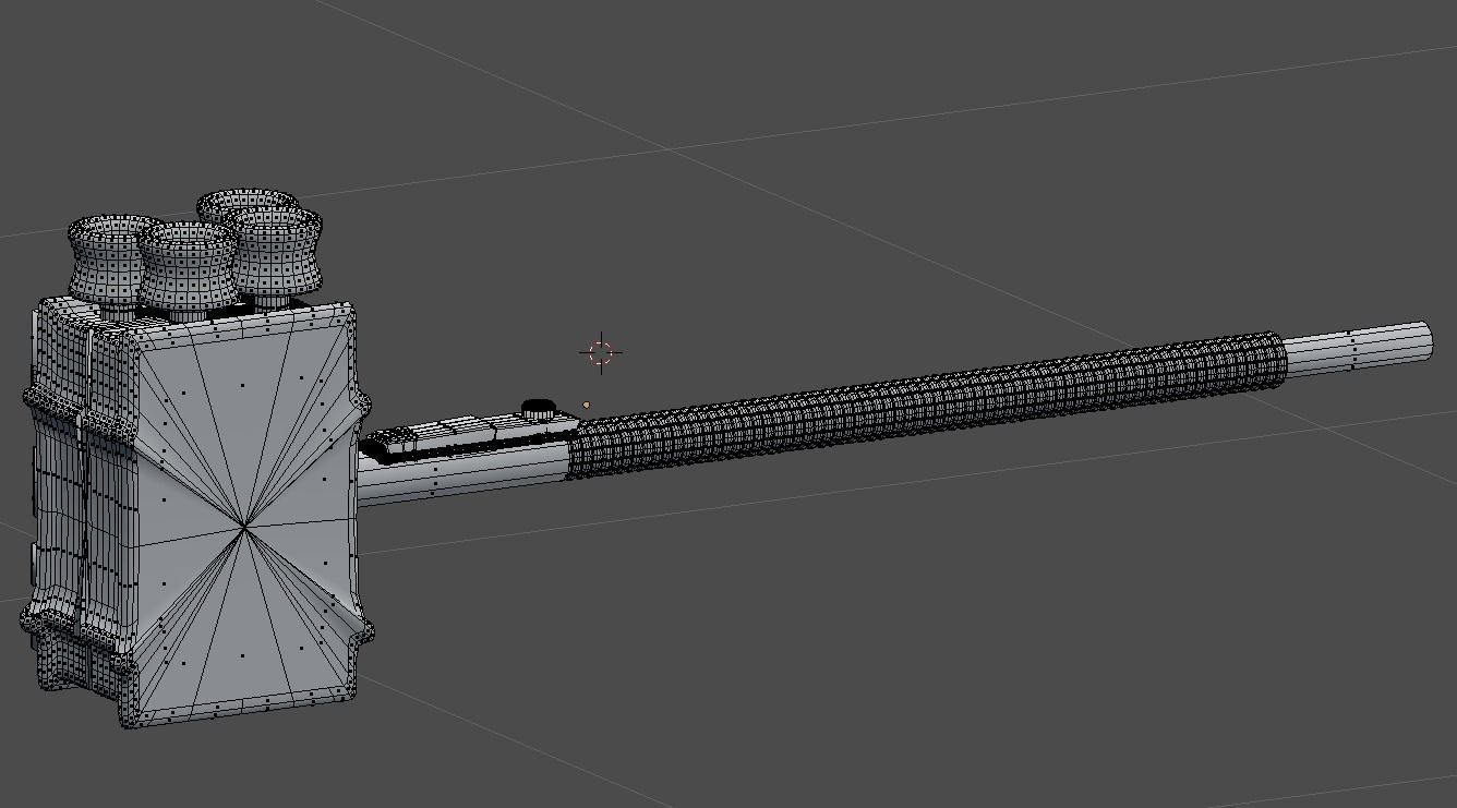 3D Model Ban Hammer 3D model_8