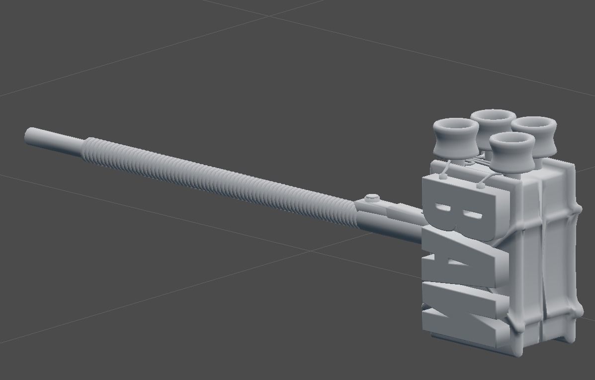 3D Model Ban Hammer 3D model_6