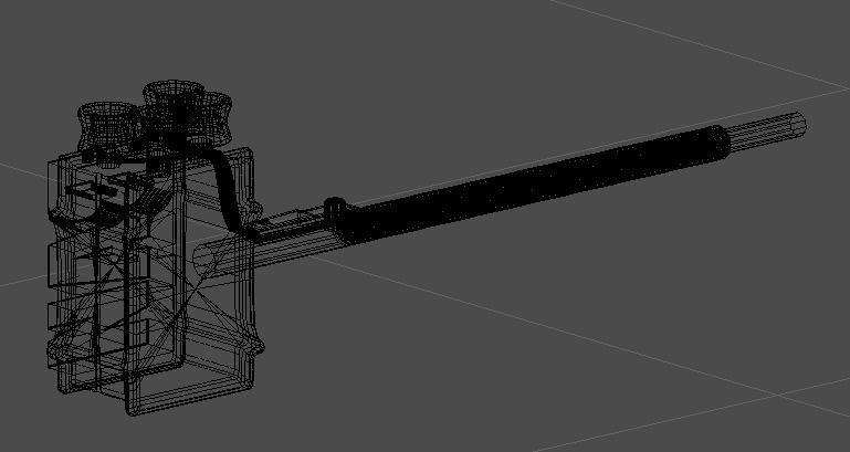 3D Model Ban Hammer 3D model_4