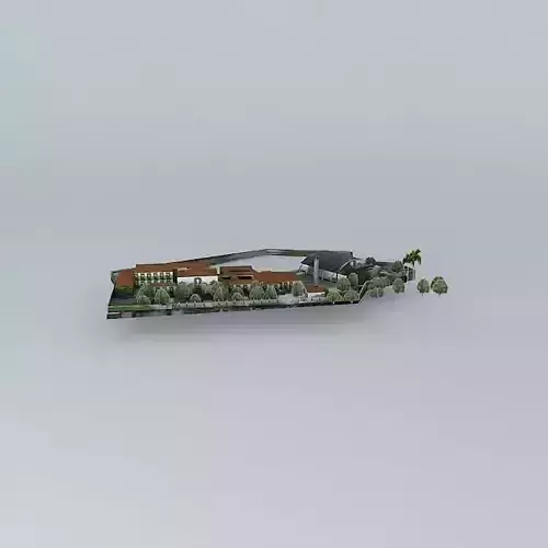 State School Cult of Science Campinas sp 3D model
