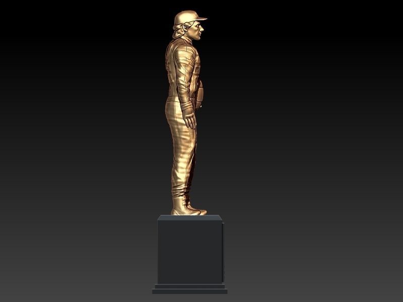 Ayrton Senna Statuette 3D print model_5