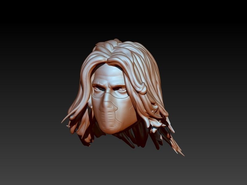 Winter Soldier Marvel 3D print model_12
