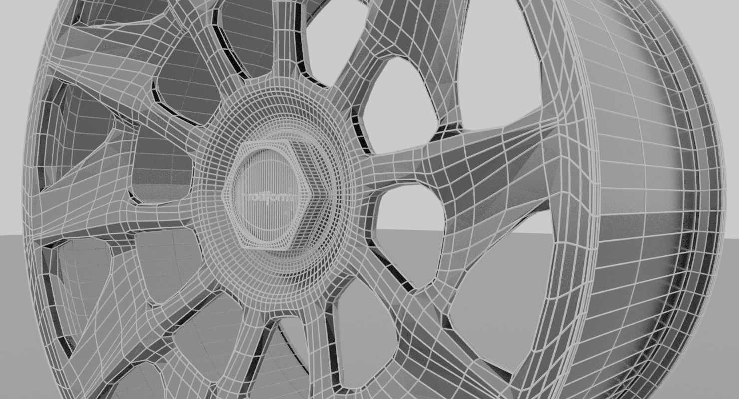 Rotiform CVT Low-poly 3D model_4