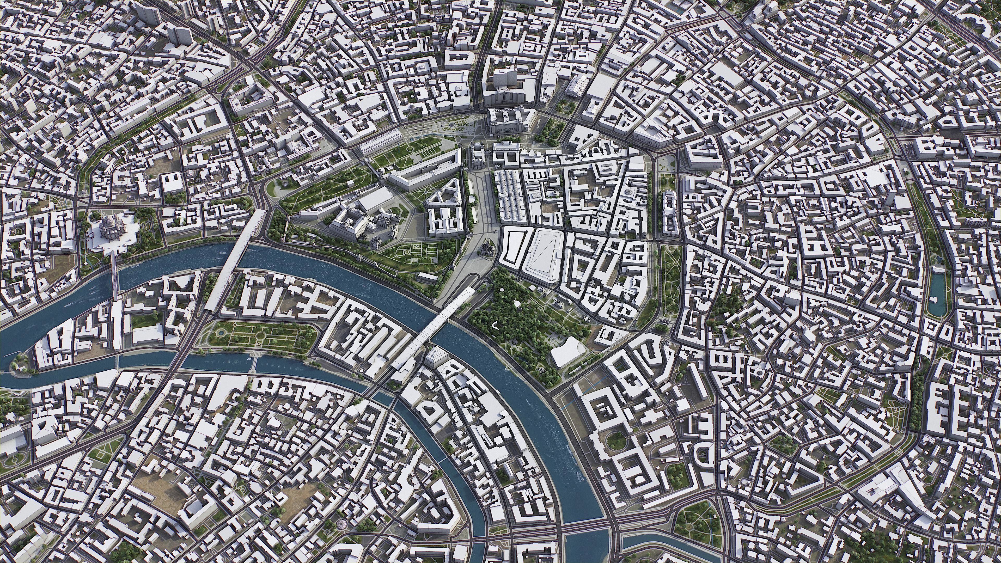 Moscow Low-poly 3D model_7