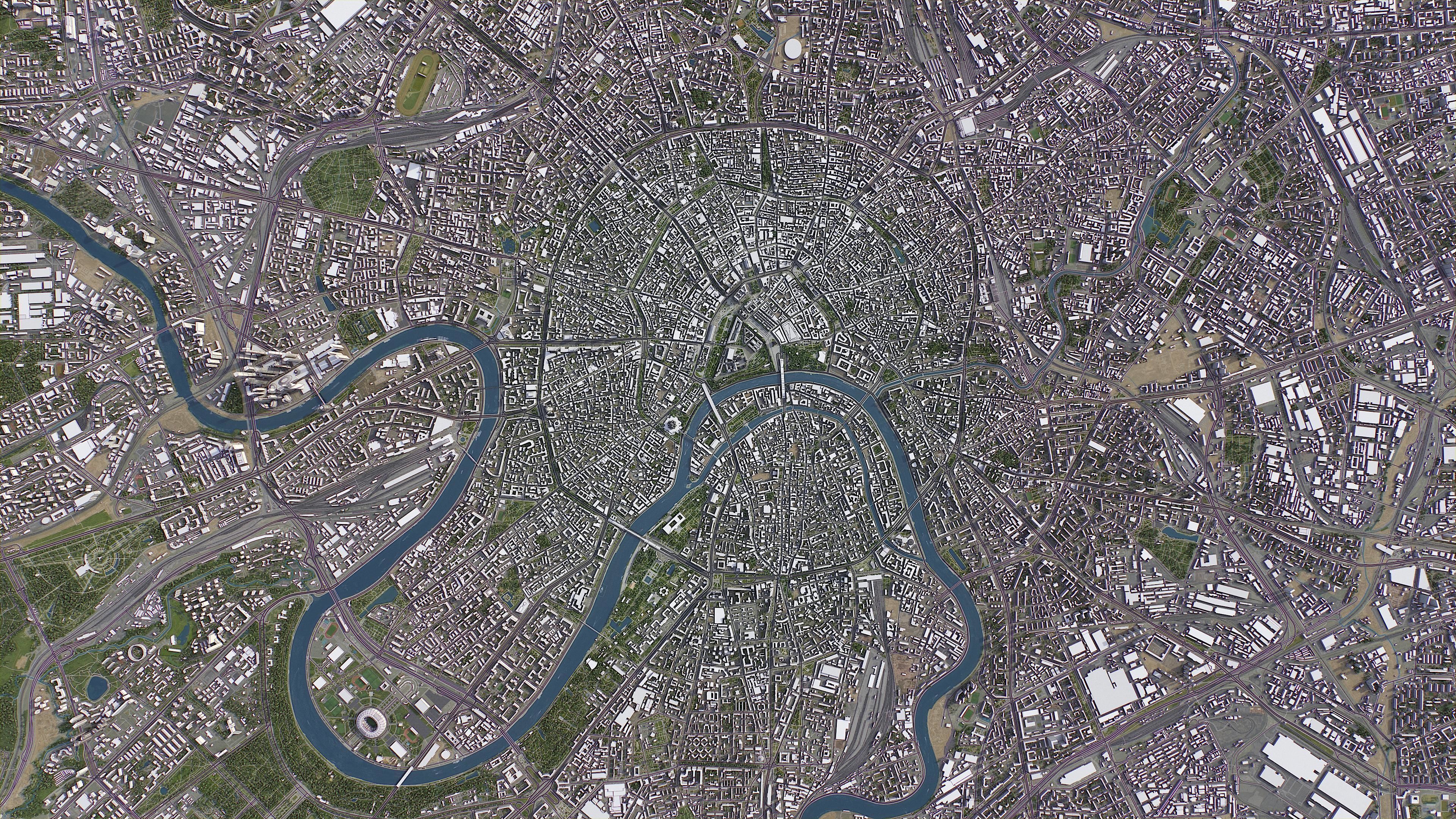 Moscow Low-poly 3D model_24