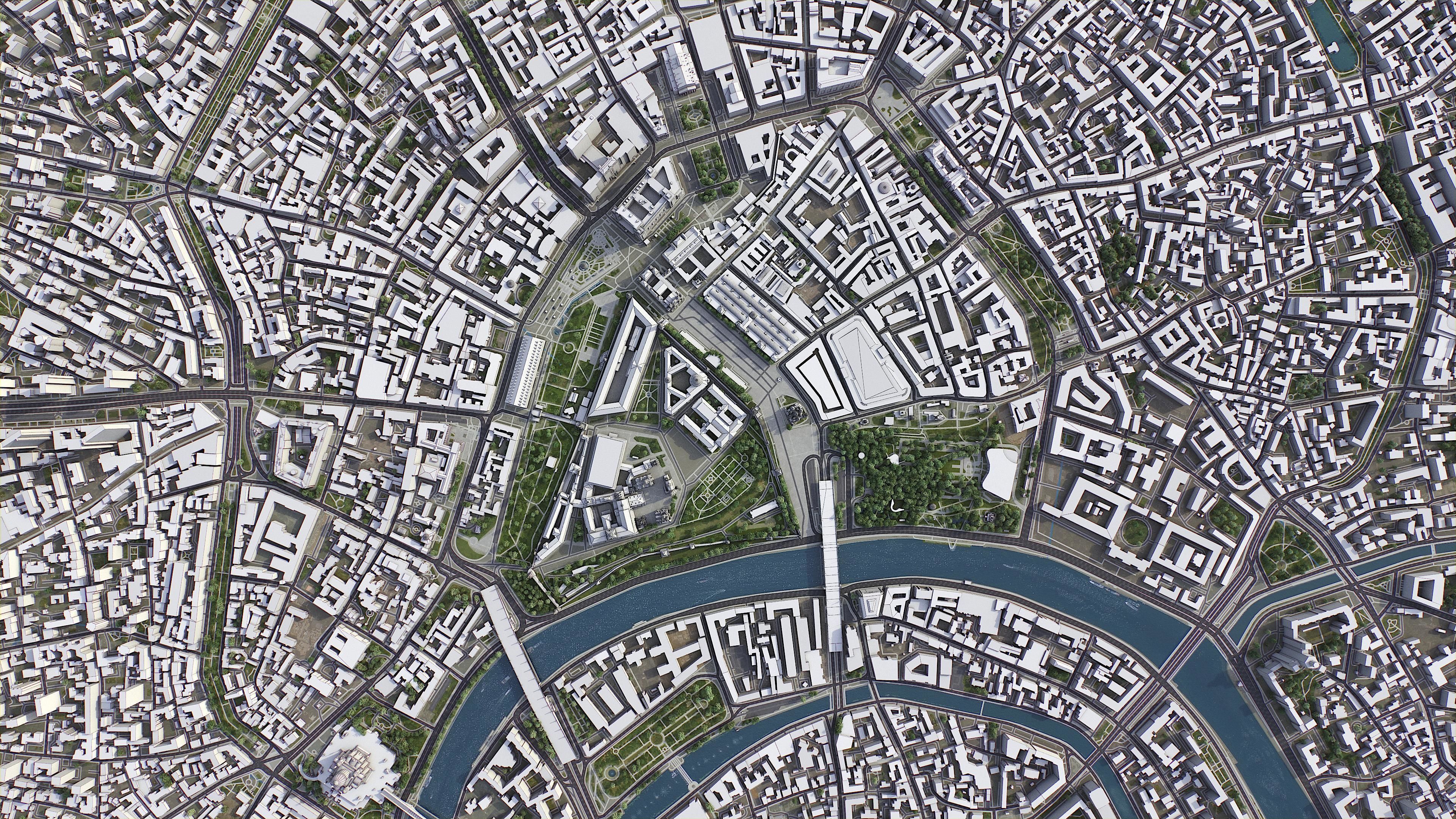 Moscow Low-poly 3D model_8