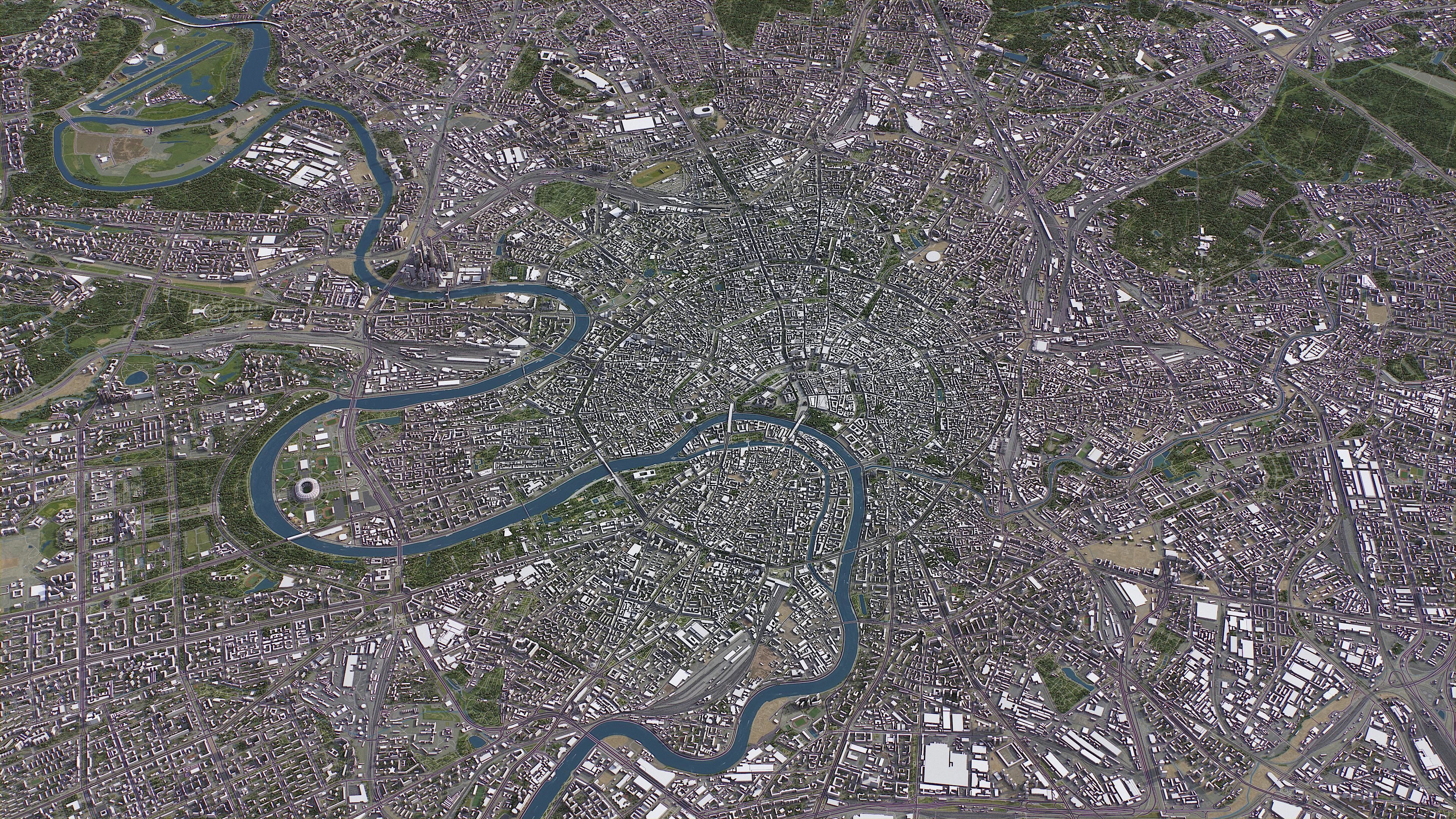 Moscow Low-poly 3D model_20