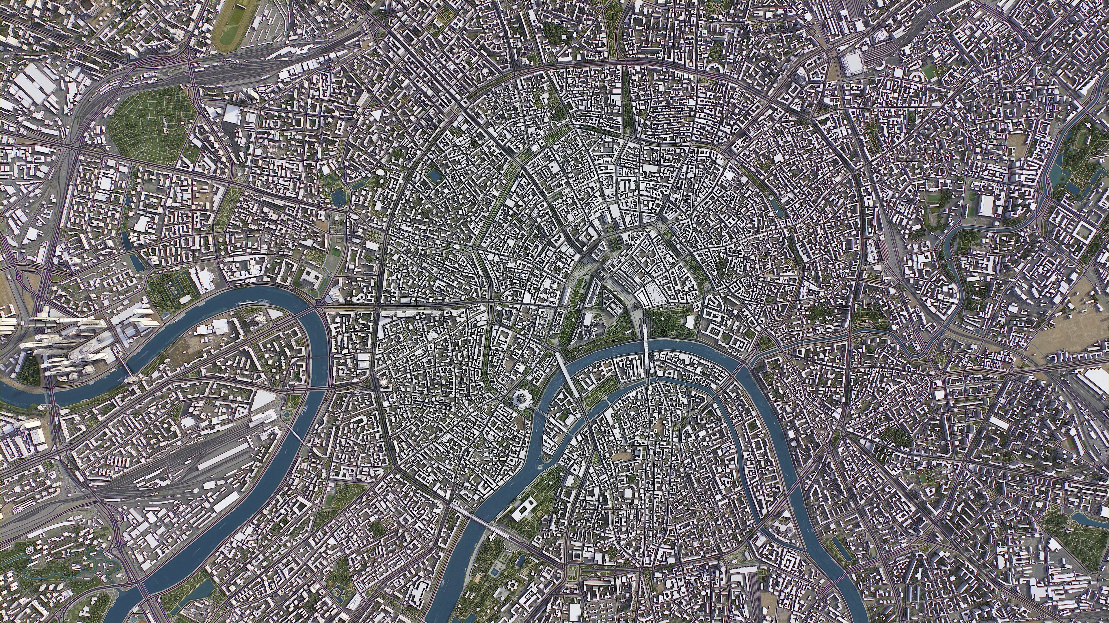 Moscow Low-poly 3D model_23