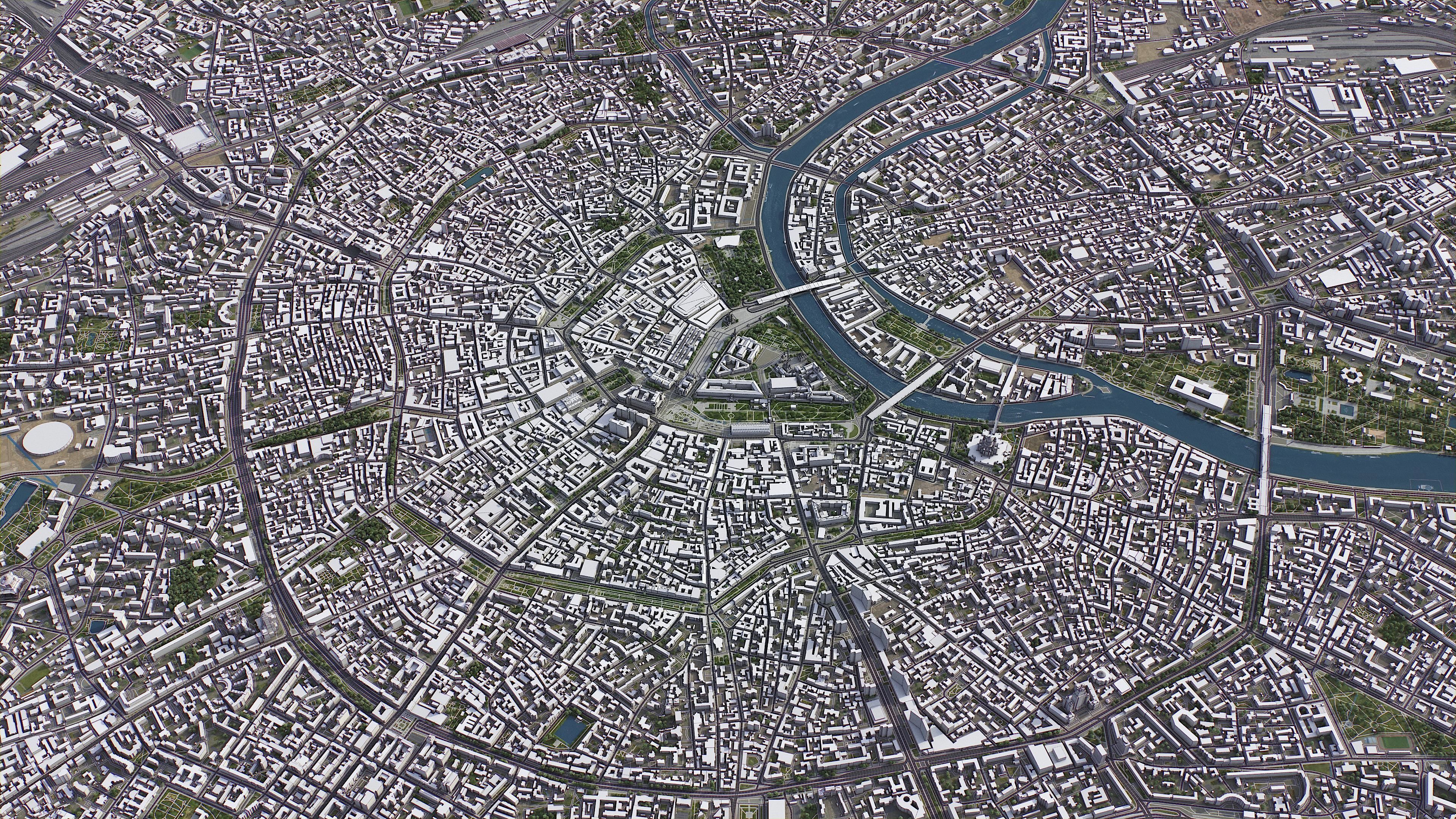 Moscow Low-poly 3D model_13