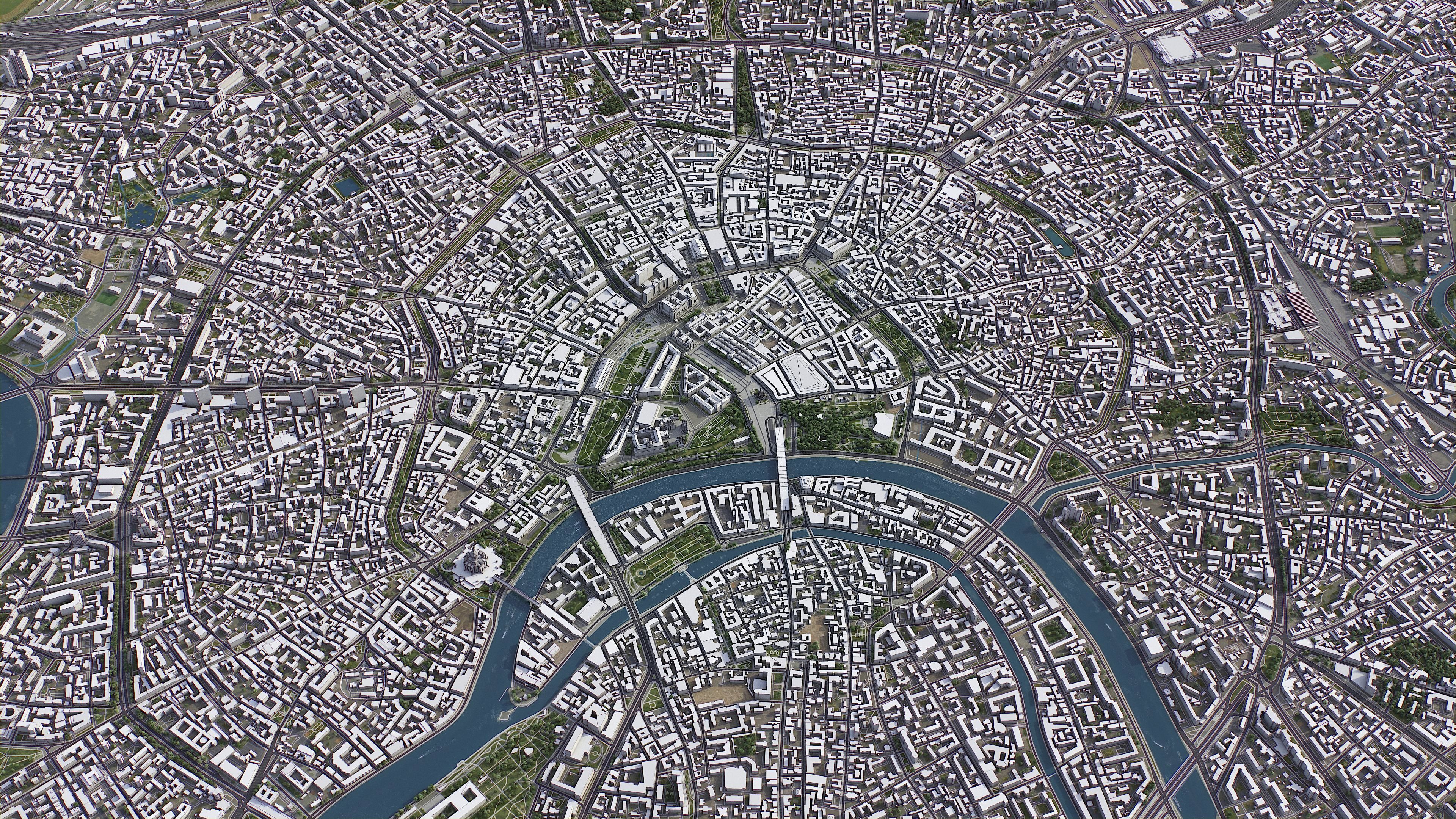 Moscow Low-poly 3D model_11