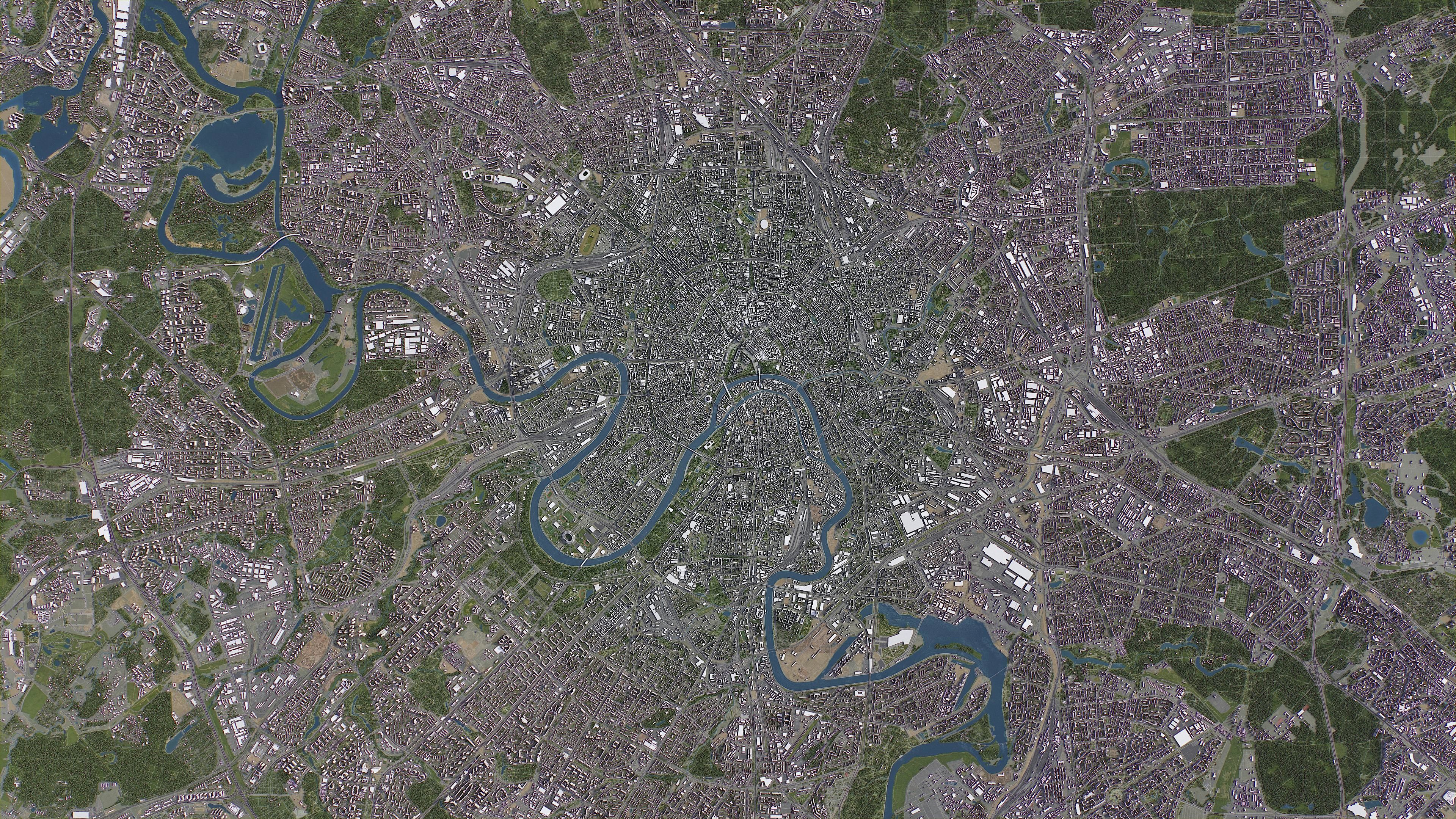 Moscow Low-poly 3D model_26