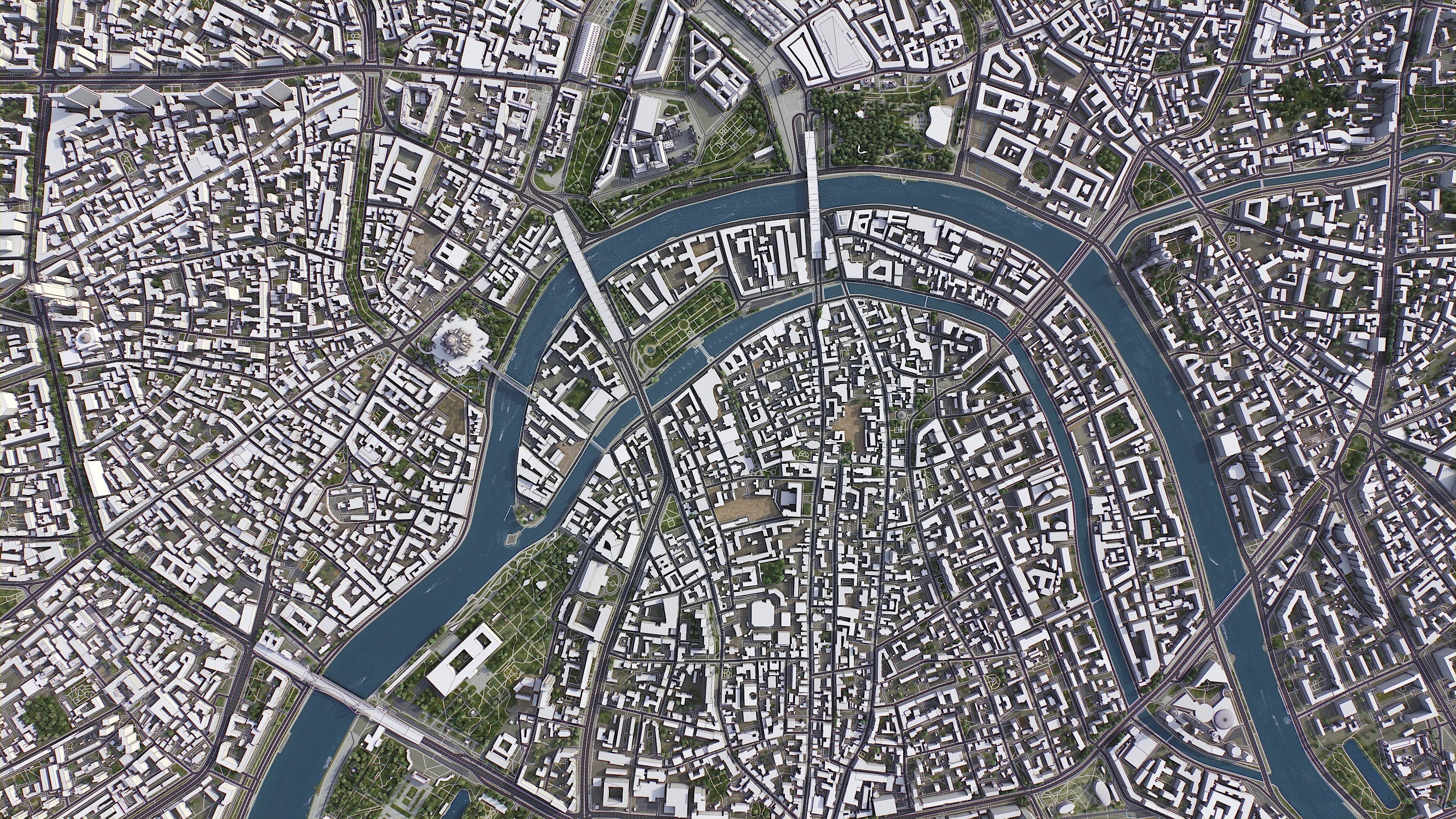 Moscow Low-poly 3D model_10