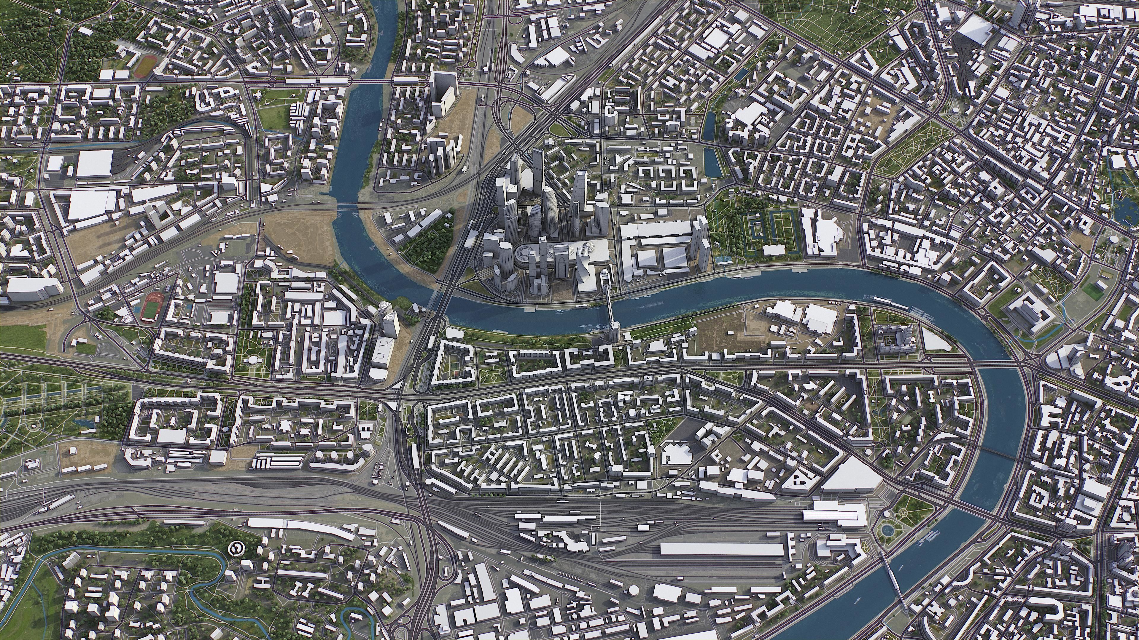 Moscow Low-poly 3D model_17