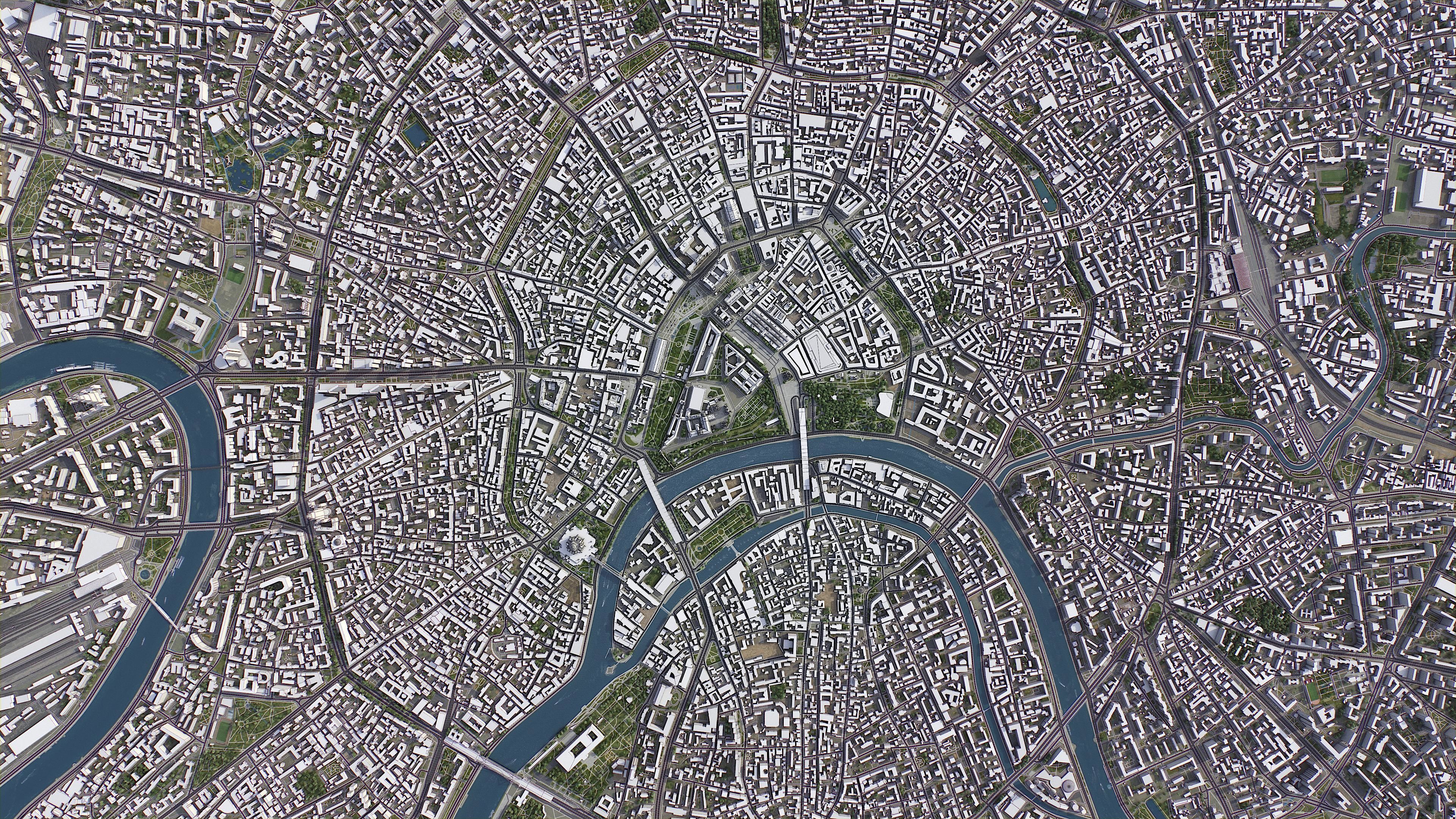 Moscow Low-poly 3D model_22