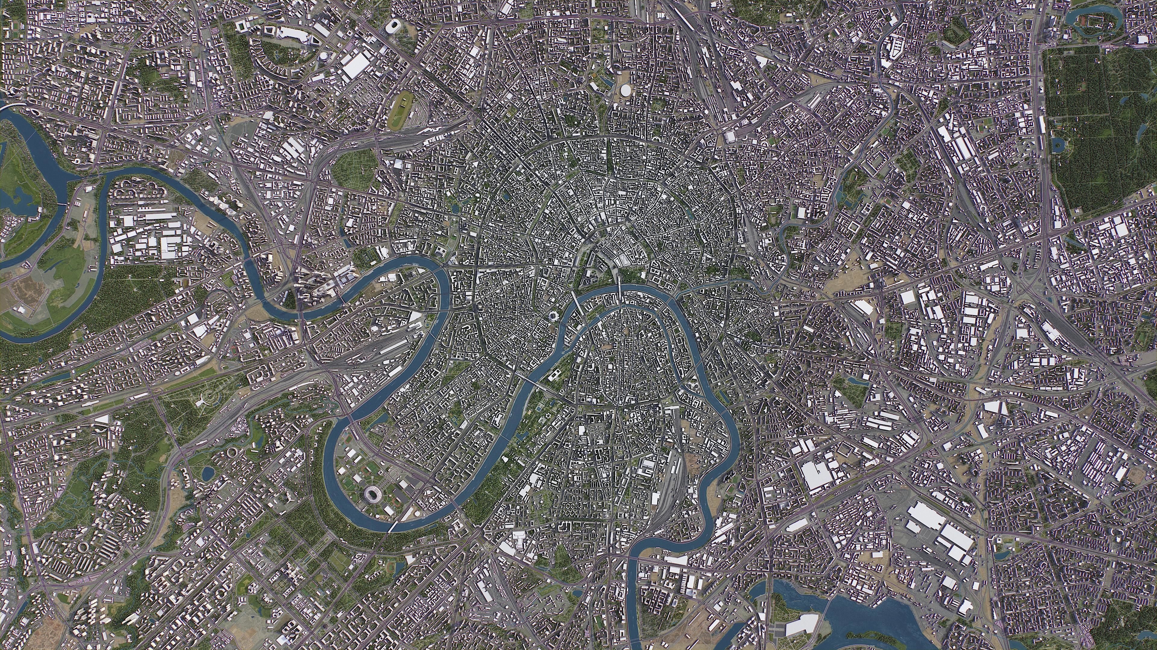 Moscow Low-poly 3D model_25