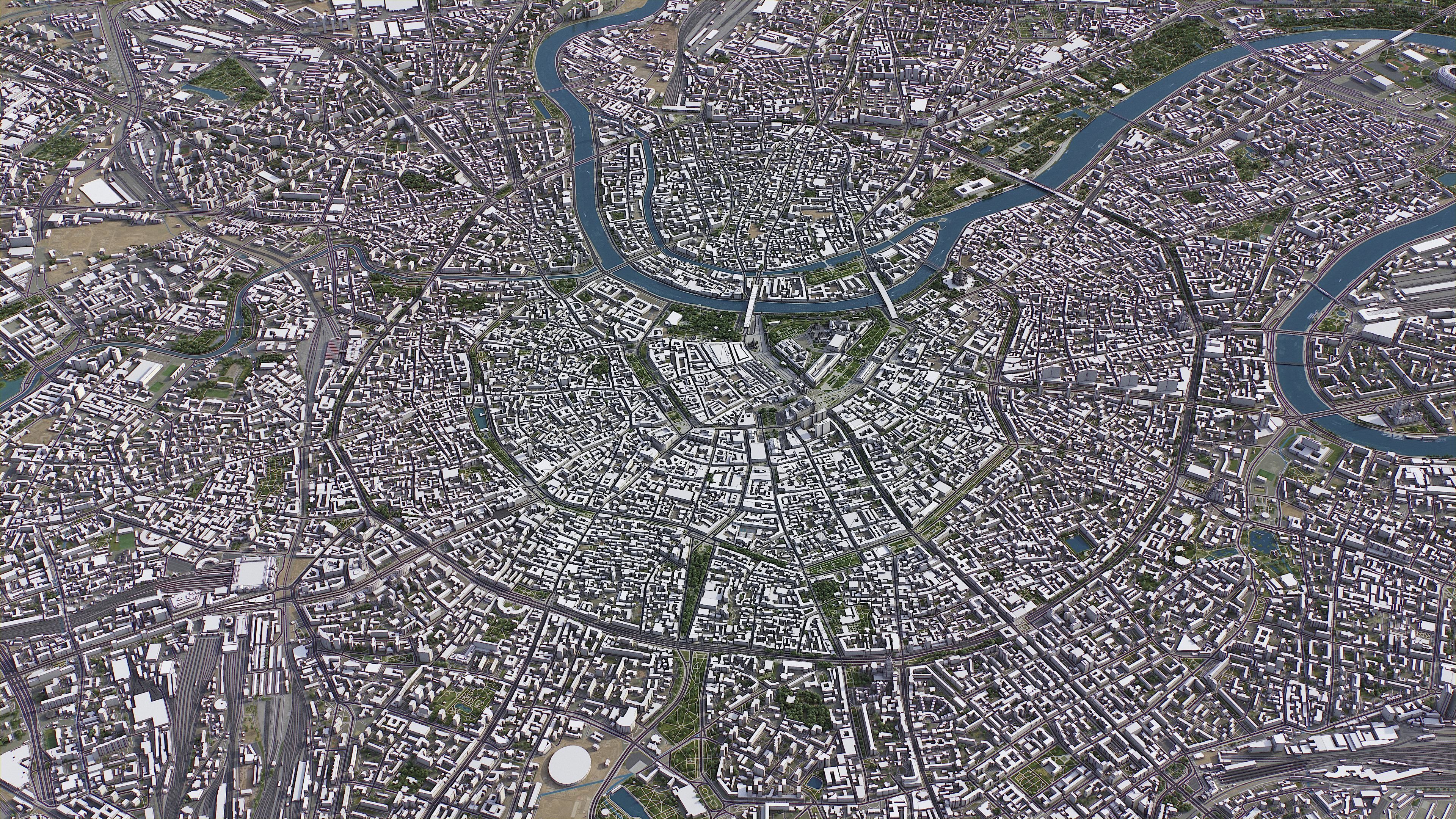 Moscow Low-poly 3D model_14