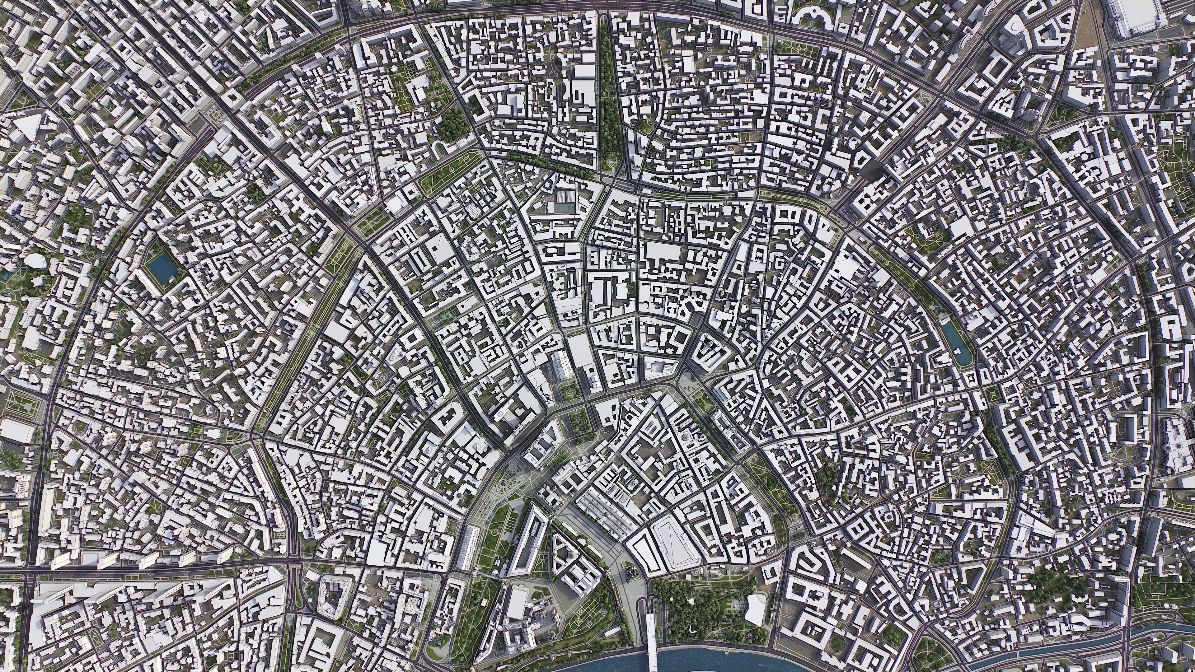 Moscow Low-poly 3D model_9