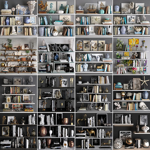 Collection Decoration sets Vol 02 3D model