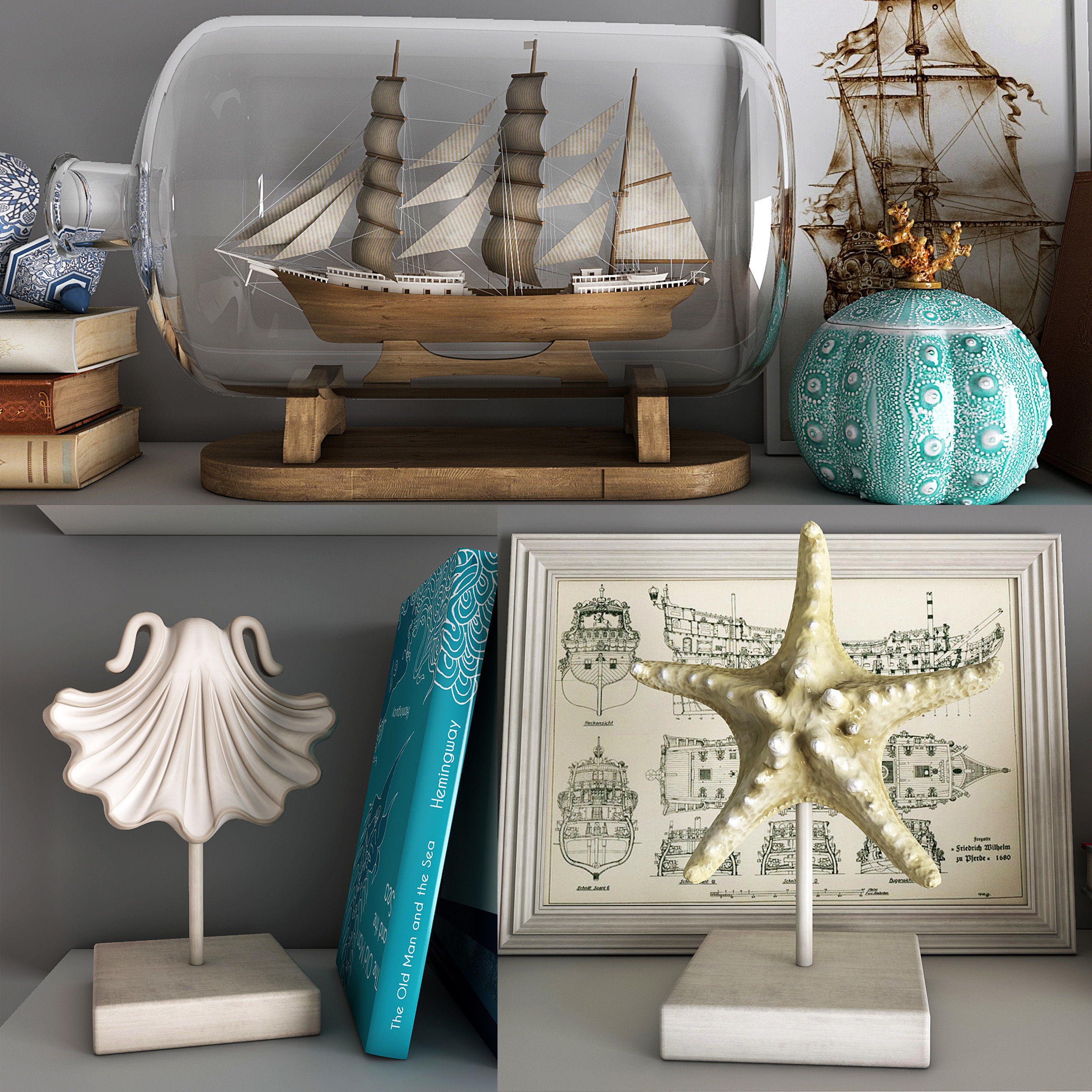 Collection Decoration sets Vol 02 3D model_8